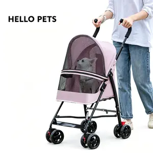 Zoravellion Lightweight Foldable Pet Stroller for Small Dogs & Cats