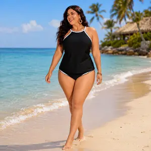 Bathing Suits for the Summer 2026 - Plus Size Swimsuits Tummy Control One Piece Swimsuit, Women's Smart Sculpt Shaping U-Ring Cut Out Slimming Tummy Tucking Bathing Suit