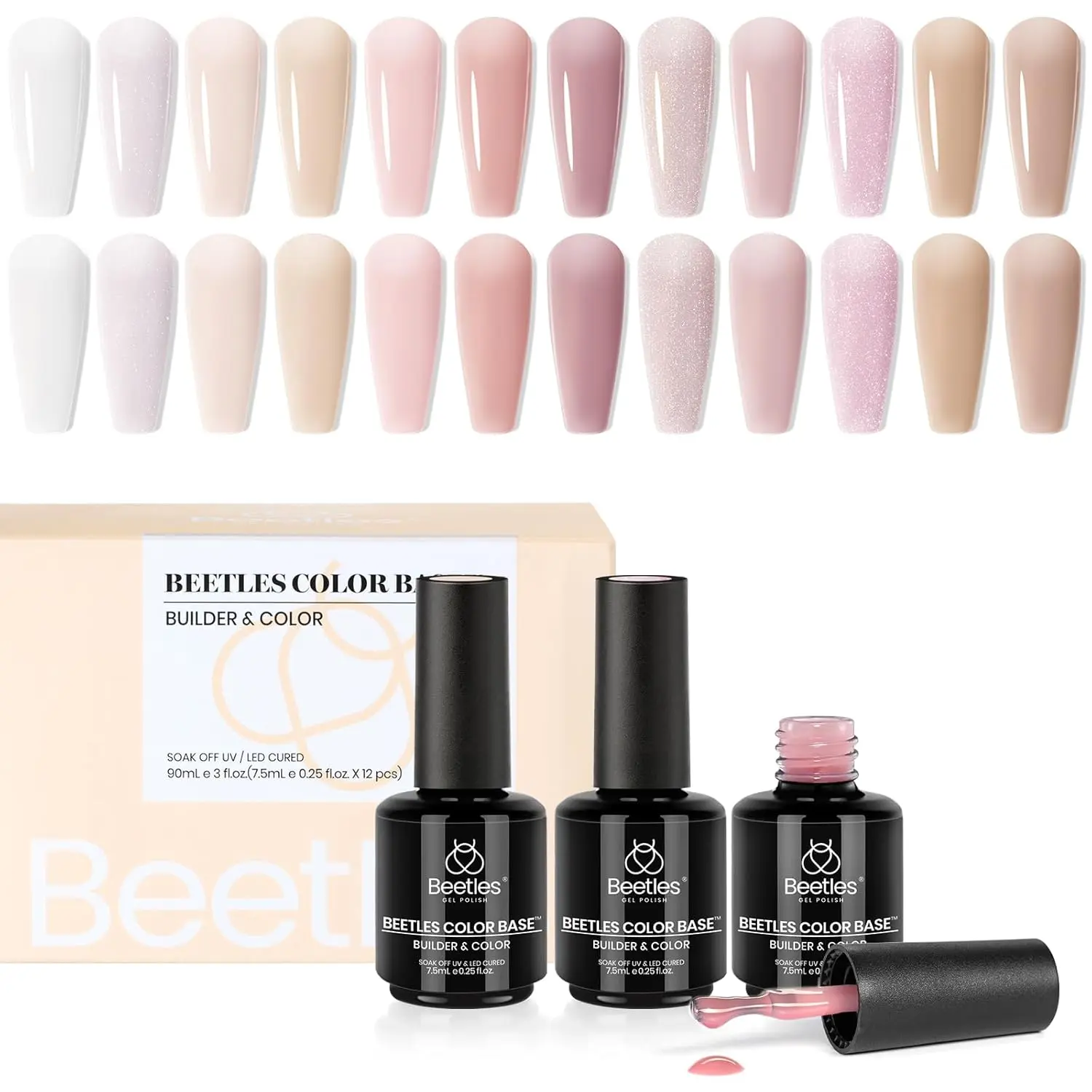 12 Colors Nude Gel