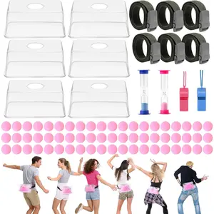 6 Sets  Shower , Bridal Shower , Table Tennis Twerk  Funny Activities, Ping Pong Ball Box Shake  Set ()