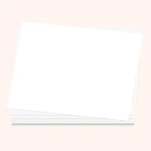 Plain White Postcards | Set of 50 | Size 5x7"