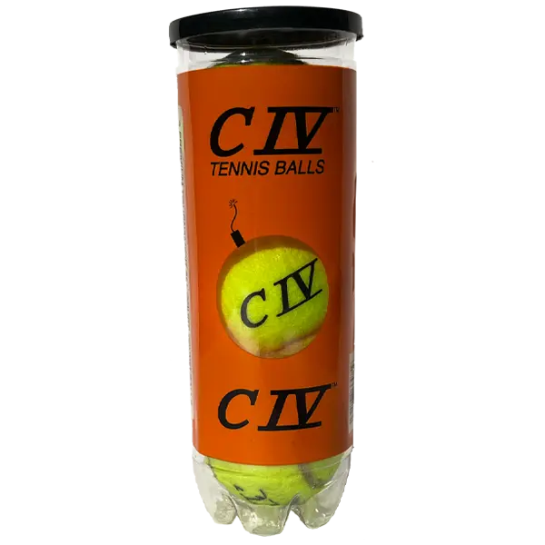 CIV Tennis Balls Hard Court and Clay Court Pressurized - High-Quality Balls for Professional Tennis Players