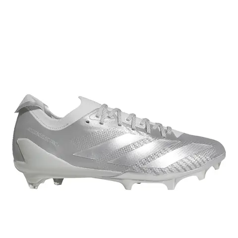 adidas Mens Adizero Electric+ American Football Sneakers Shoes - Silver