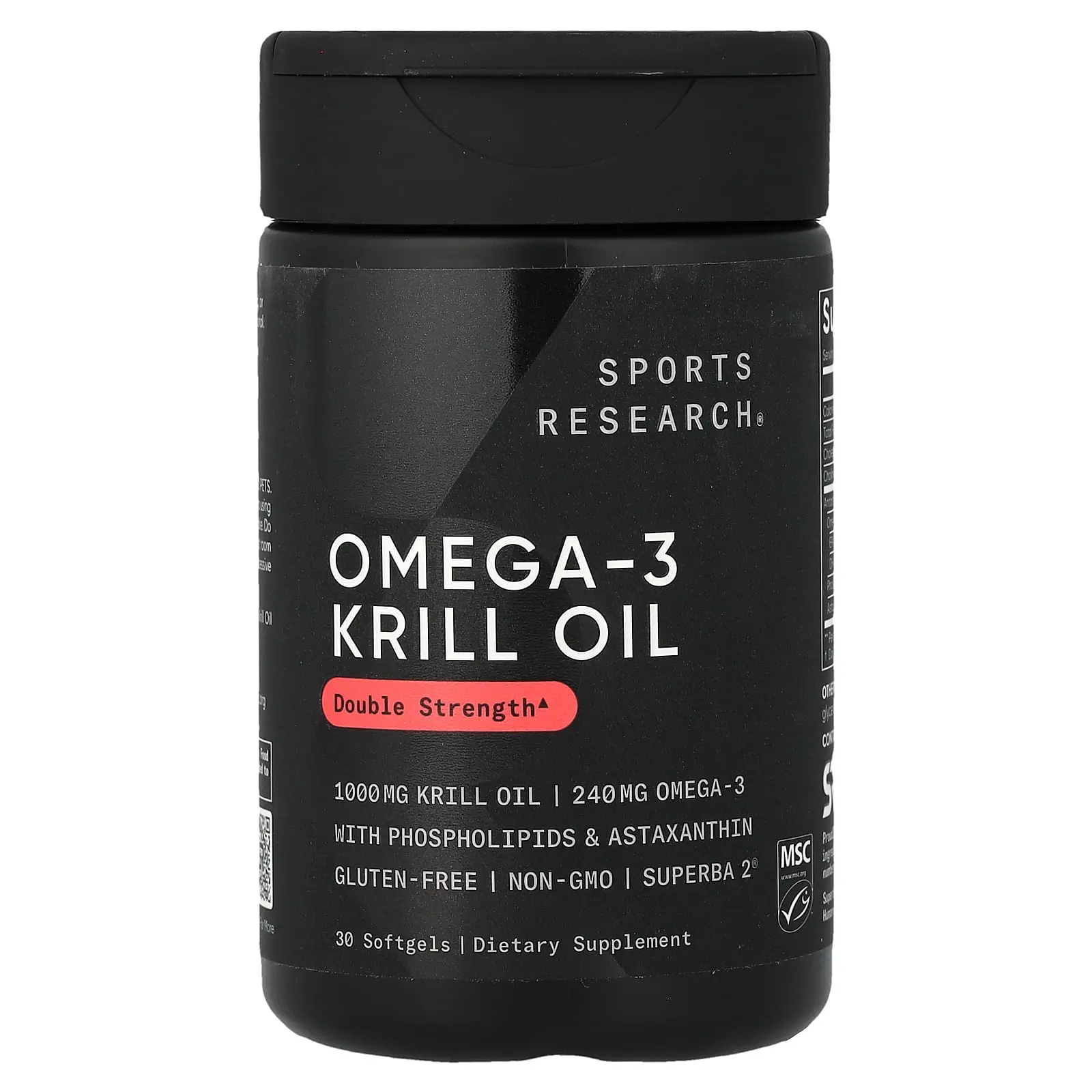 Sports Research Omega-3 Krill Oil, 30 Softgels