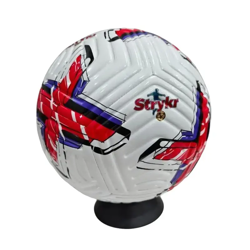 Strykr Premium Size 5 PU Soccer Ball - Durable Football Equipment for Adults, Predictable Bounce for Amateur Leagues, All-Weather Indoor & Outdoor Play, Soccer Football Balls for Enthusiasts, Amateur League Matches, Training Equipment, Youth