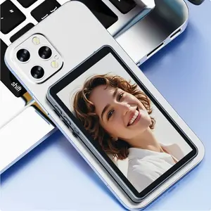Wireless Magnetic Vlog Monitor Magnetic Phone Vlog Selfie Monitor Screen, 1080P Wireless Recording, Using Phone Rear Camera for Selfie Vlog Live Stream TikTok, Compatible with iPhone