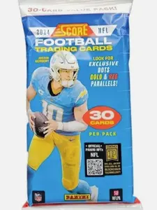 NFL Panini Score Football 30-Card Value Pack 2024