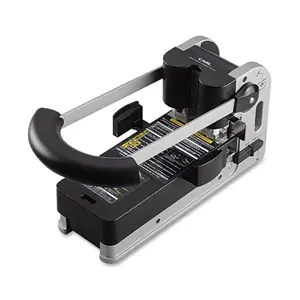 CARL MFG  2- Hole Punch- Extra Heavy- Duty- 300 Sheet Capacity- BE- GY