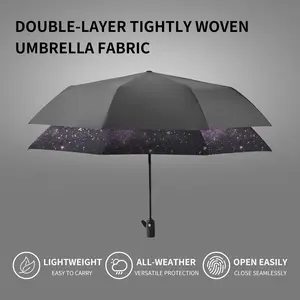 NUOSEN-UM Windproof Travel Umbrella Compact & Withstands Winds up to 85MPH Strongest Premium Auto Folding Umbrella for Rain and Sun Durable Light Portable for Women Men Fits Backpack Cars Double Layer Tightly Woven Fabric