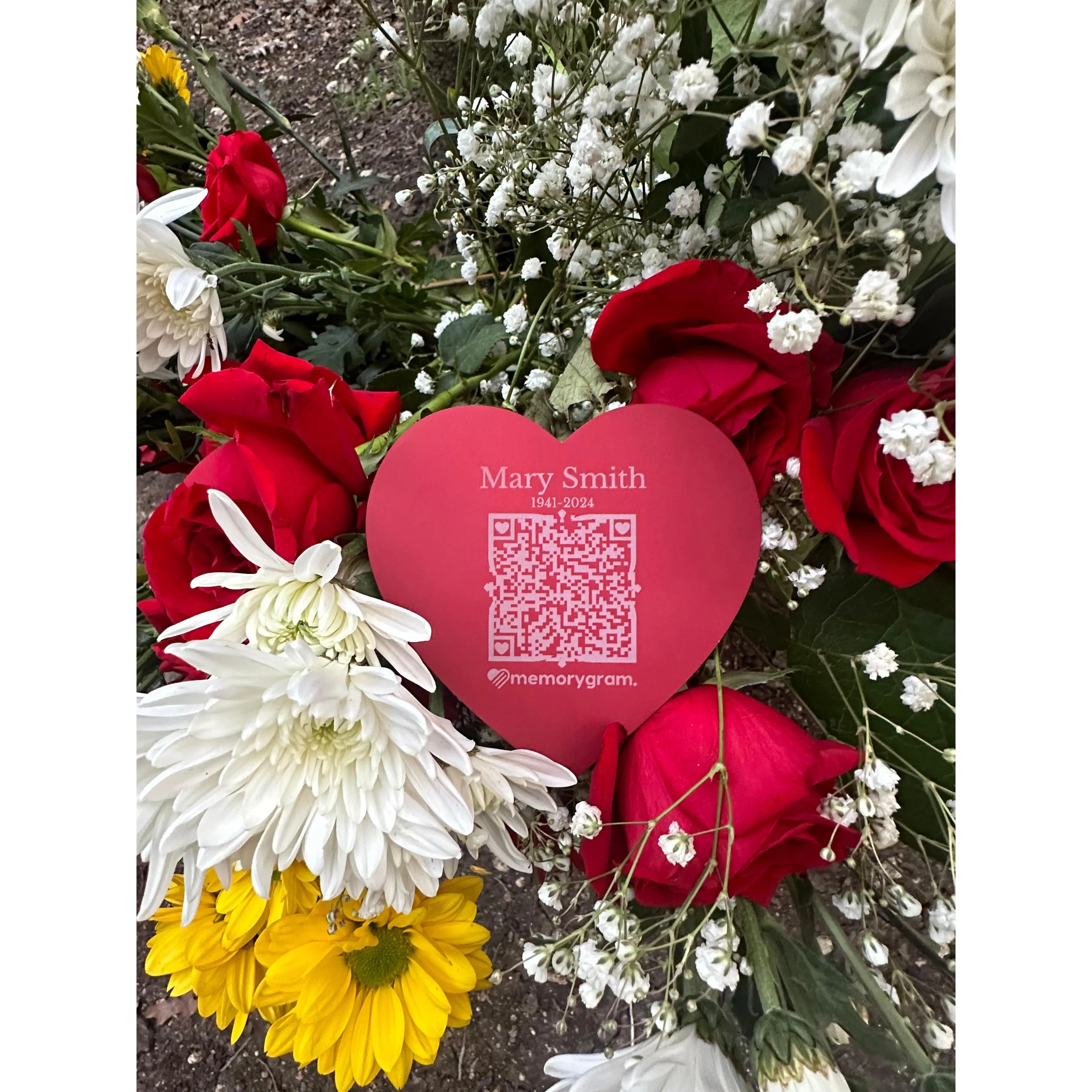 Memorygram Medallion: Includes Virtual Memorial & Voice Feature