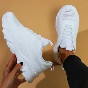 Women's four seasons casual fashion versatile casual sports shoesbreathable running shoes, lightweightmesh fitness shoes, casual non-slipfitness shoes Workout Sneakers