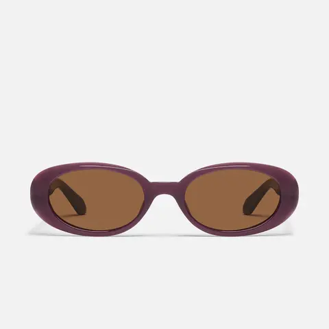 QUAY - FELT CUTE Round Shape Black Mirrored Sunglasses with Adjustable Arms Lightweight Durable Fashionable Frames Trendy Sunglasses