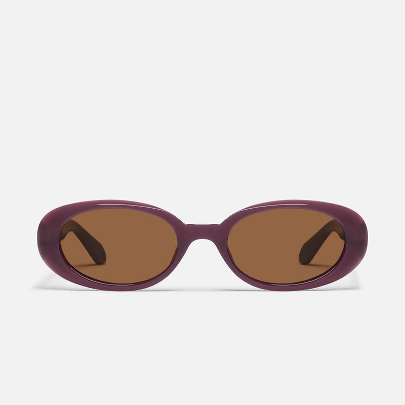 QUAY - FELT CUTE Round Shape Black Mirrored Sunglasses with Adjustable Arms Lightweight Durable Fashionable Frames Trendy Sunglasses