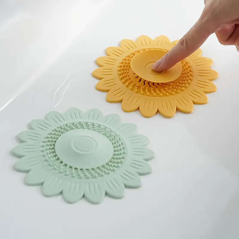 2pcs of Sewage Floor Drain Deodorizer, Toilet Hair Filter Screen, Bathroom Sink, Hair-Proof Floor Drain Cover