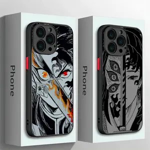 Anime Demon Slayer Phone Case For iPhone 17 16 15 14 13 12 11 Pro Max Air Plus Matte Transparent Back Cover