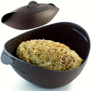Silicone Bread Maker, Silicone Bread Bowl Loaf Pan for Homemade Baking Bread, Silicone Bread Bowls for Kneading Dough at Home, Tools for Resting Dough and Baking, Quick Dessert and Pastry Kitchen Gadgets
