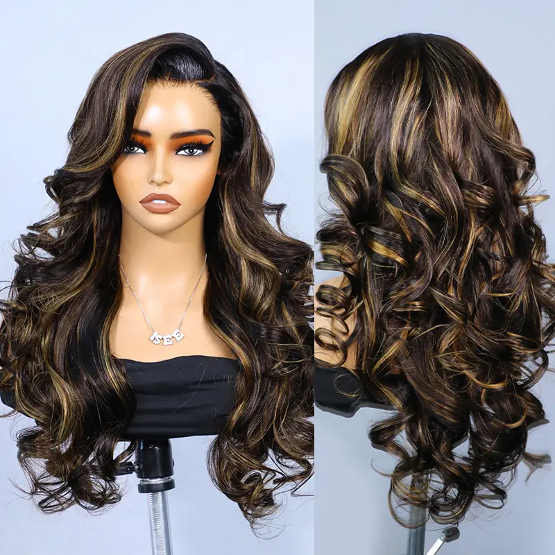 【NEW ARRIVAL】ISEE New In Pre-Styled Butterfly Cut Layer Brown Balayage Human Hair Wigs Pre Bleached Mini Knots Pre-Cut 7x5 C-Part Lace Closure Wig #ISEECrochetNewArrivals #SummerVibes