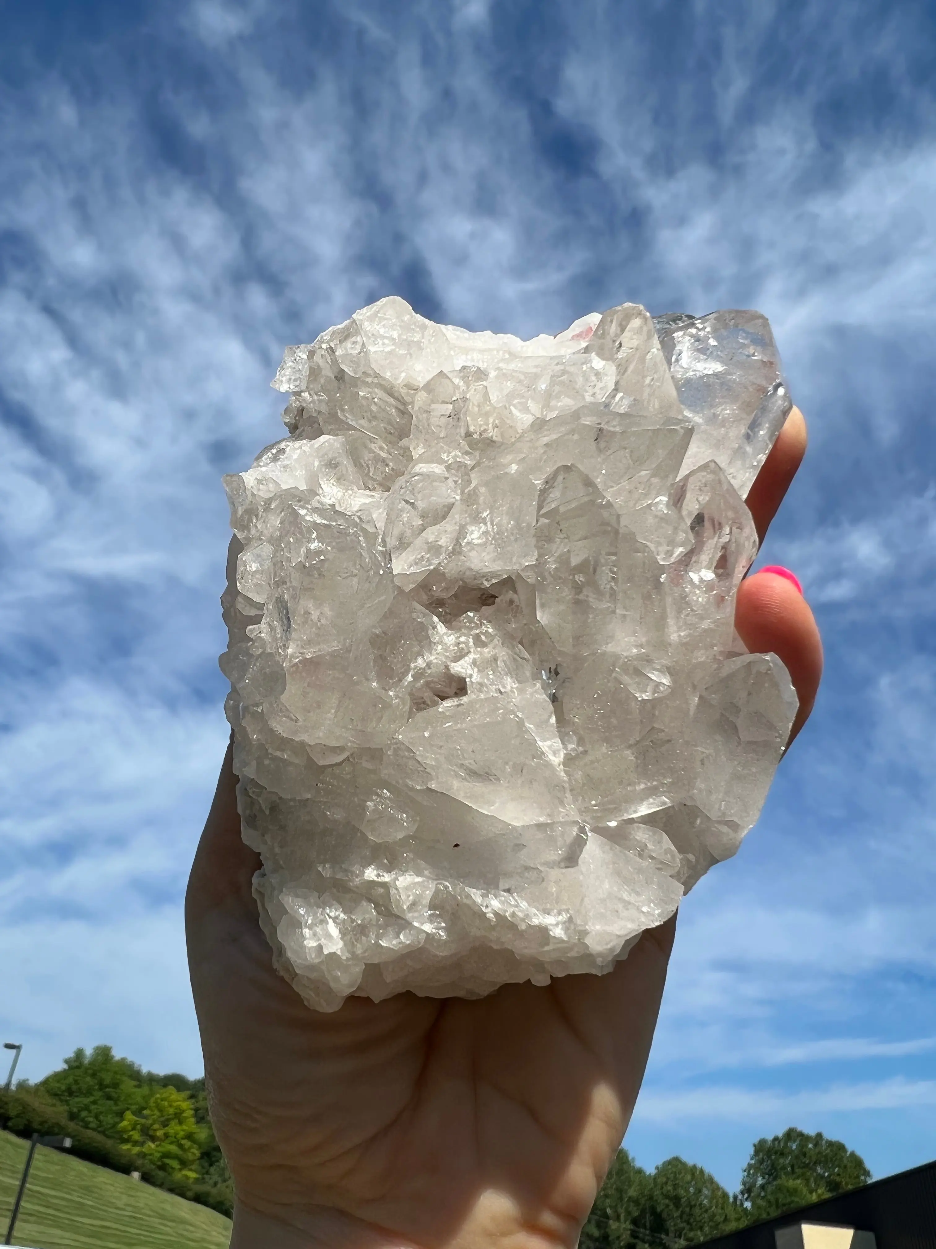 Raw Clear Quartz Crystal Cluster - Grade A Raw Clear Quartz Crystal Cluster - Grade A