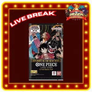 One Piece TCG [ENG] OP09 Emperors In The New World Booster Pack - LIVE RIP ONLY
