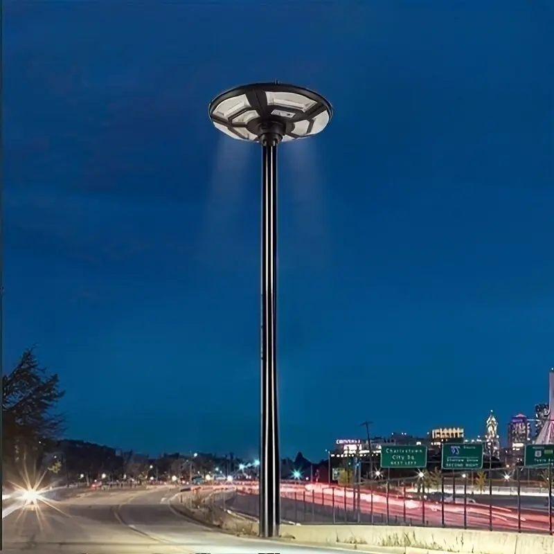 Outdoor Solar Lights - 6500K White, Waterproof, Human Sensor, Auto On/Off, Patio & Driveway Yard Spotlights with Included Light Head and Lamp Pole, Patio Lights Outdoor Waterproof,home decor