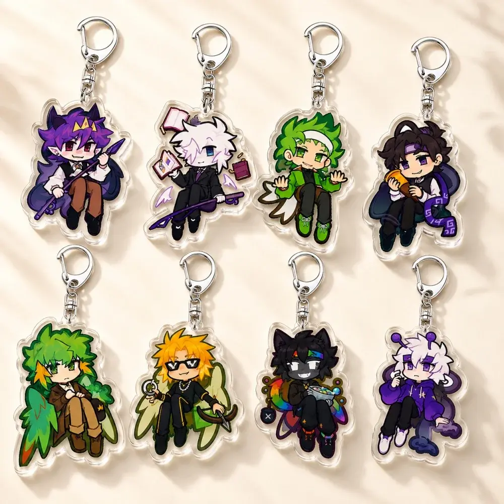 Universe MCYT Yt Translucent Acrylic Keychain, Lifesteal SMP Keychain