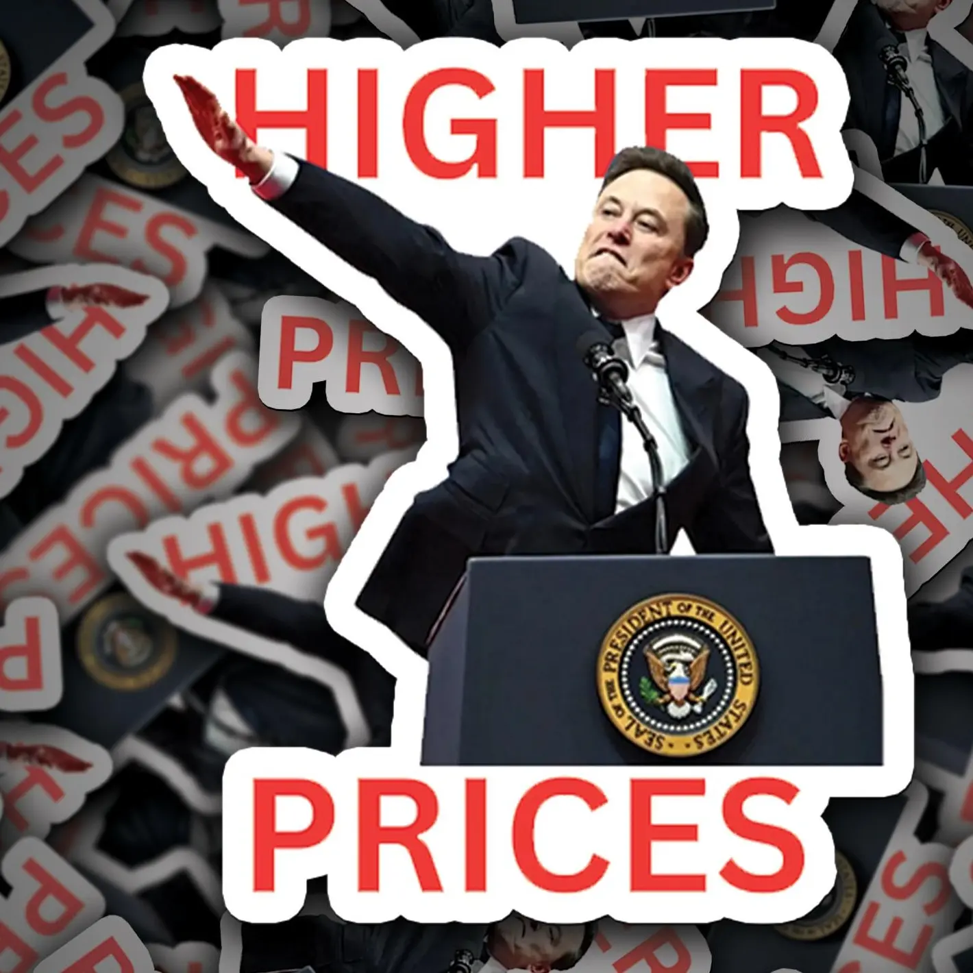 Anti Elon Musk sticker pack, Fuck Elon sticker, pack Anti Trump Stickers, Elon salute sticker, Meme sticker, Anti Fascist Racist sticker