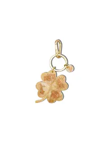 Hand-painted Lucky Clover Bag Charm + Keychain | Eco-Friendly