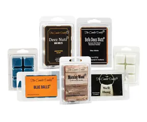"Daddy's Greatest Hits Vol. 1" Combo Set Of Five of Our Favorite Scented Wax Melt Cubes - Deez Nutz, Bofa Deez Nuts, Blue Balls, Morning Wood and Well Hung