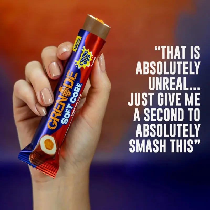 Grenade Creme Egg Protein Bar (1 Bar) – Limited Edition, Snack, Sugar, Protein Snacks, High Protein outdoorfun