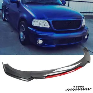 For Ford F-150 SVT Lightning Front Bumper Lip Spoiler Splitter Body Kit Carbon