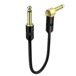 6 Inch Guitar Patch  Performance Guitar Effect Pedal Cables Straight to Angled