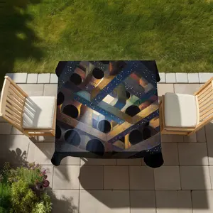 Conscious Sales C1TC5858TQNIDM 58 x 58 in. Pipe Dream White Indoor & Outdoor Tablecloth for Home Decor