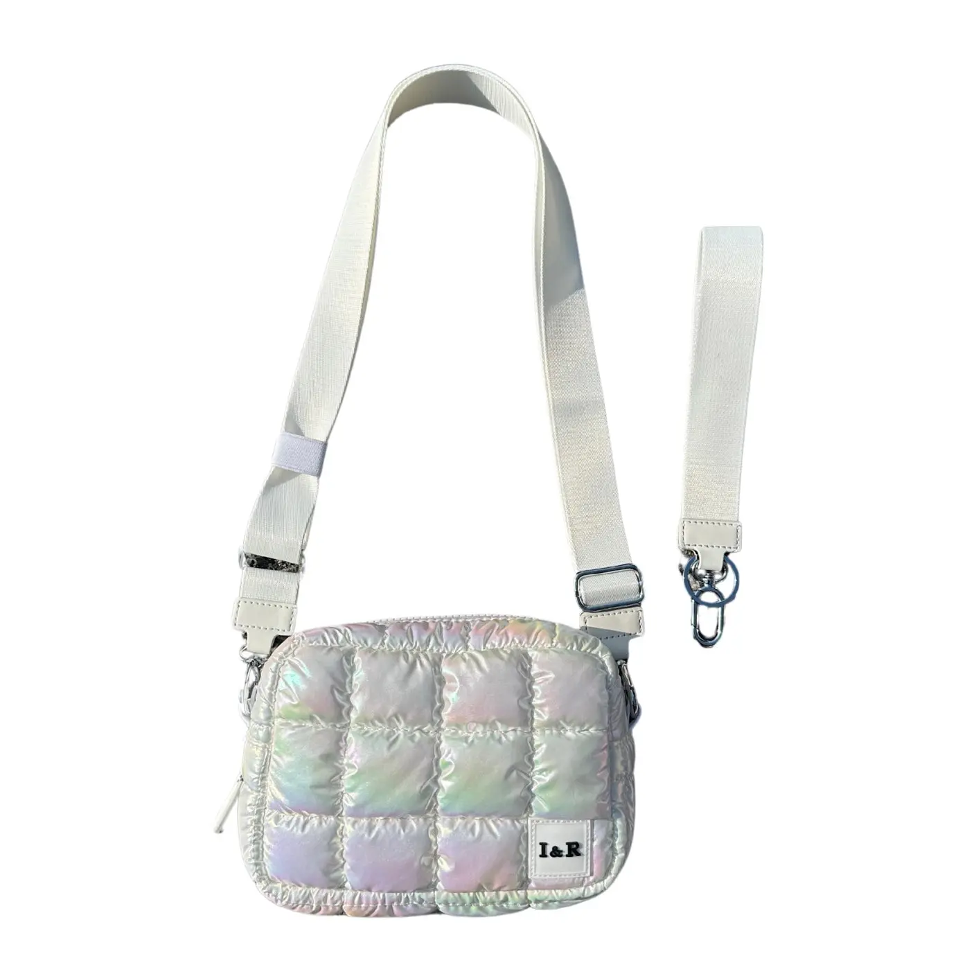 Iris Galaxy Accessory Crossbody Bag (#24234) Adjustable Strap Puff Bag - By Iris & Rainbow Iris Galaxy Accessory Crossbody Bag (#24234) Adjustable Strap Puff Bag - By Iris & Rainbow
