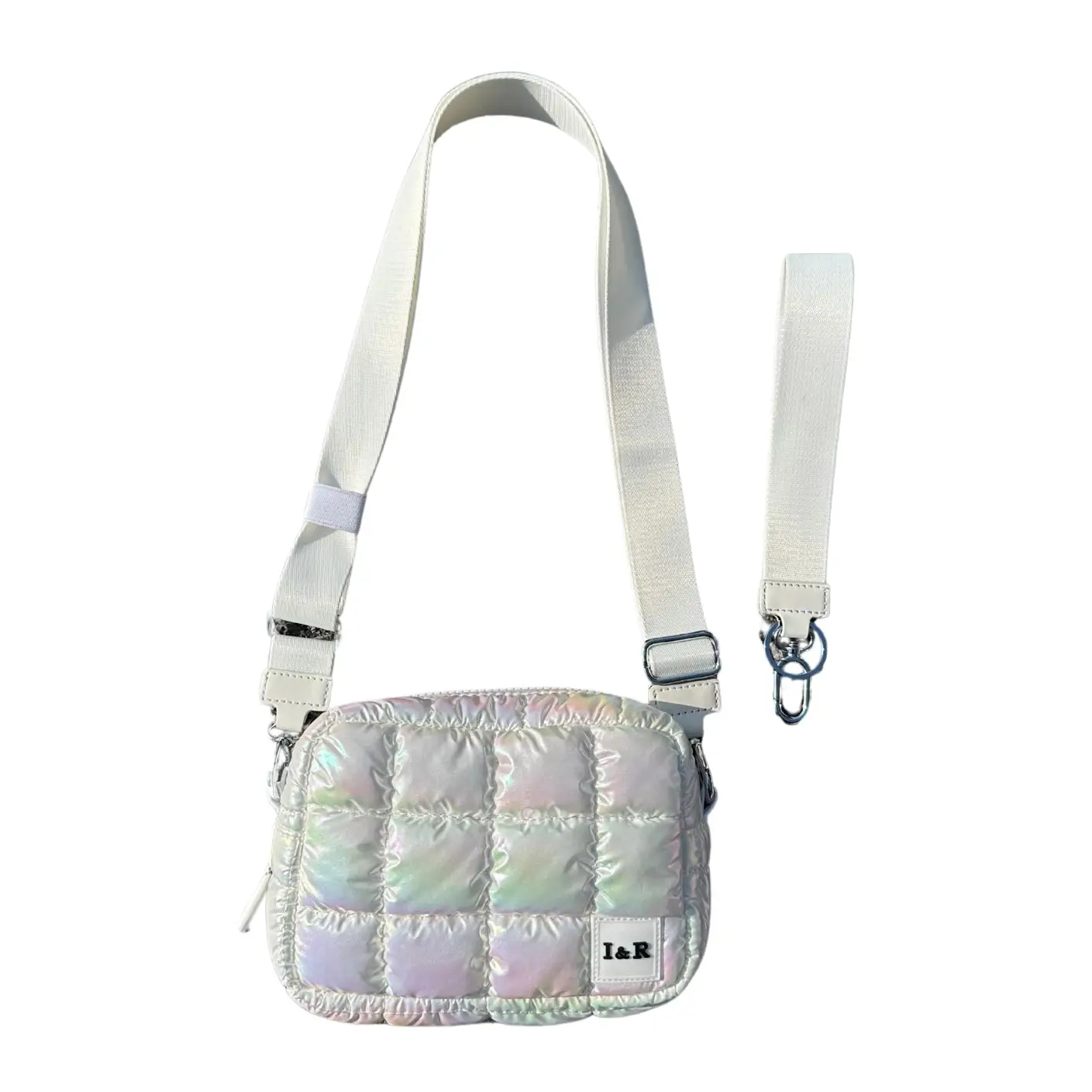 Iris Galaxy Accessory Crossbody Bag - Adjustable Strap, Puff Bag, Long Strap Purse (#24234) By Iris & Rainbow