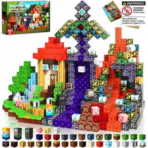 Magnetic Building Blocks 150/200PCS – Magnetic Blocks Set with Tiles & Cubes, STEM Montessori Sensory Toy for Kids Ages 4-8, Creative Educational Construction Gift for Boys & Girls Christmas Birthday