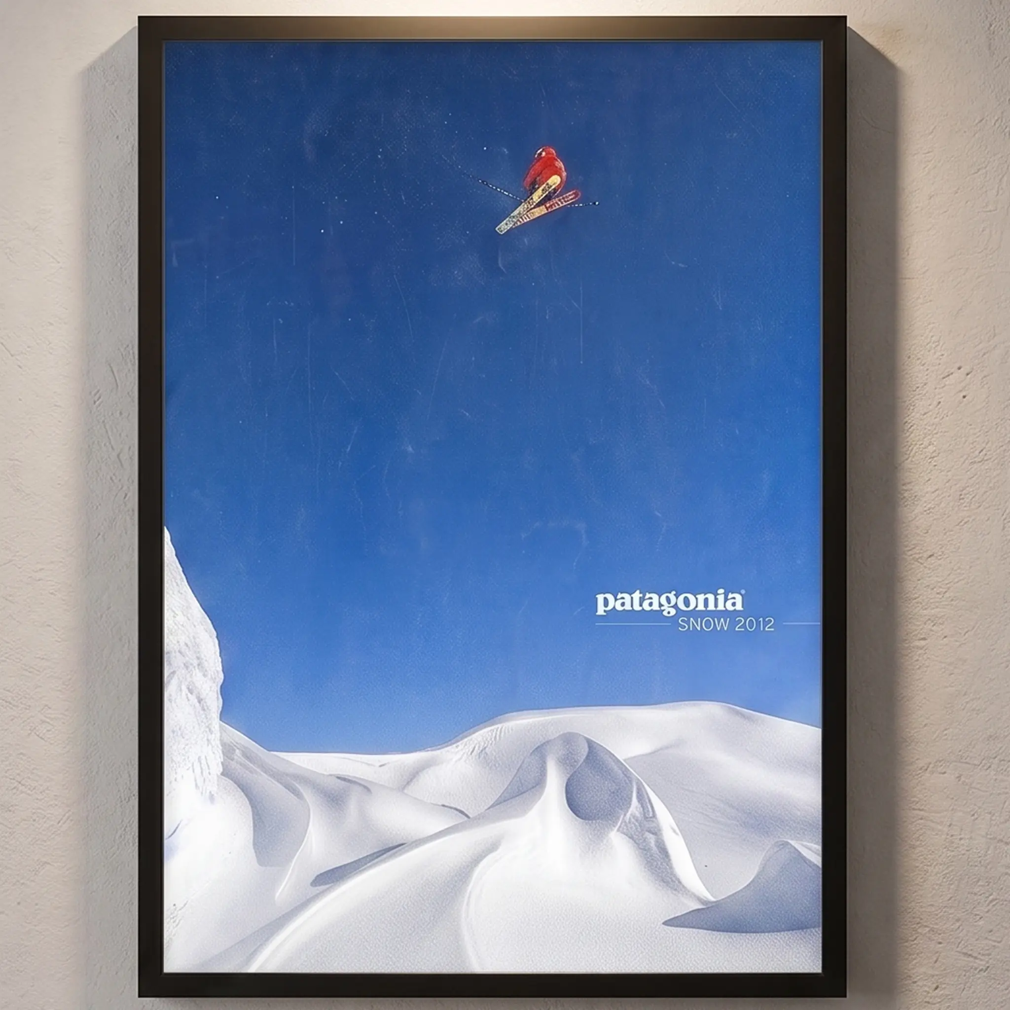 Patagonia 2012 Winter Magazine Cover Poster, Home Decor Wall Art Print for Living Room Decoration
