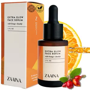 Zaaina Extra Glow Face Serum - Hydrating Glow Oil for Dry, Dull & Sensitive Skin - Lightweight Ayurvedic Moisturizer & Primer