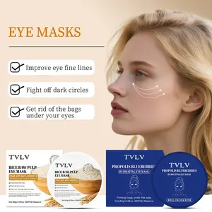 Rice Pulp Eye Mask, Hydrating Anti-Dark Circle Eye Patch, Firming Anti-Wrinkle Moisturizing Eye Care, Propolis Blueberry Eye Essence Mask