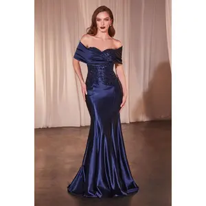 Cinderella Divine -CDS507 Off Shoulder Laced Sheath Dress