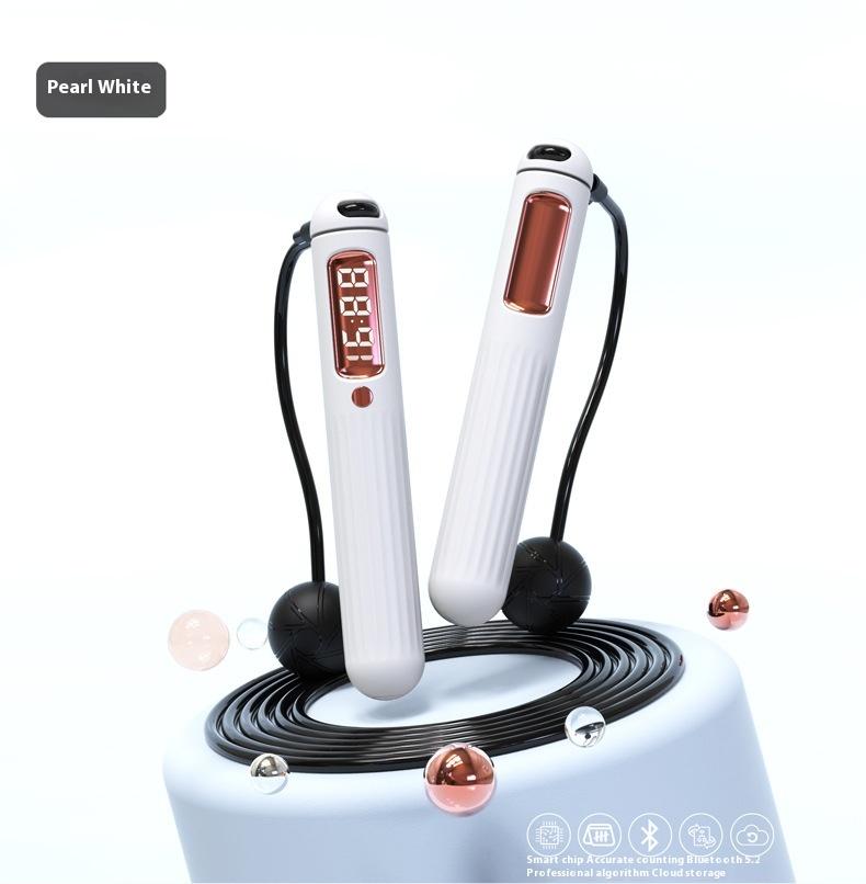 Smart Bluetooth Jump Rope With CounterFitness Weight Bearing Ball