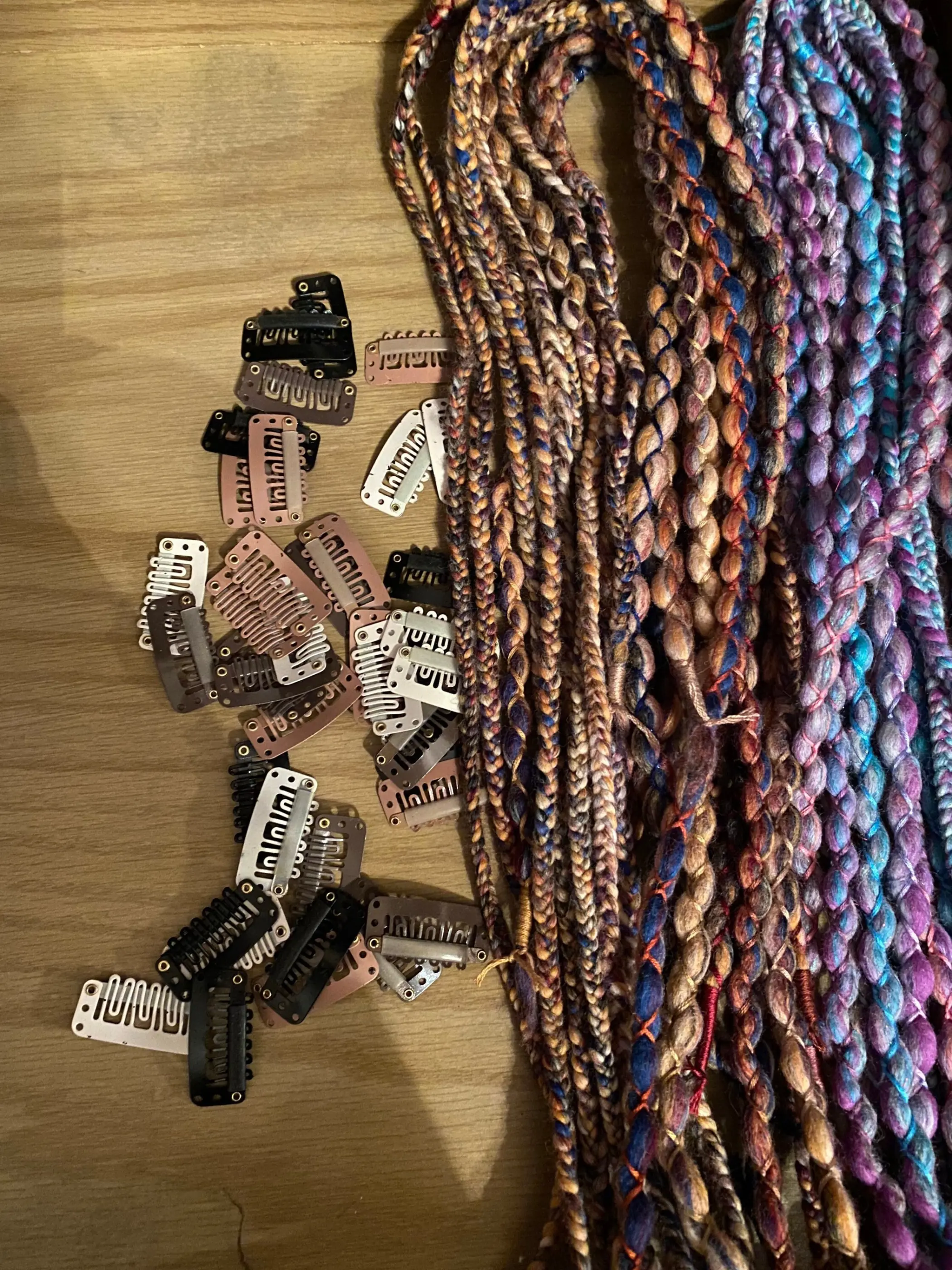 Clip-in dreadlock.