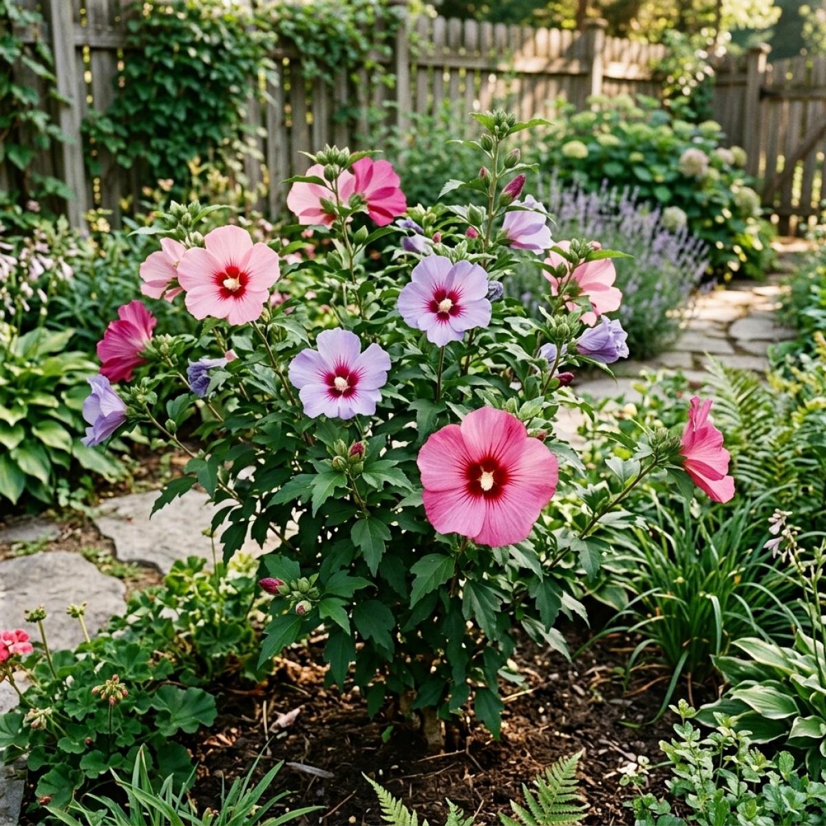 Fast Growing Hibiscus Seeds for Home Garden Decoration Non-GMO Easy to Grow Beautiful Flower Seeds for Balcony Yard Planting Hardy Perennial Flowers Seeds for Beginners