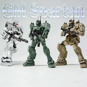 HG 1/144 RGM-79S Gunpla GM Spartan Snow Desert Ver Plastic Assembly Model Kit Mobile Suit Action Figure Anime Robot Toy Boy Gift