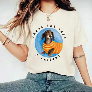 Frank the Tank & Friends Comfort Colors/Gildan T-Shirt, Retro Unisex Gift