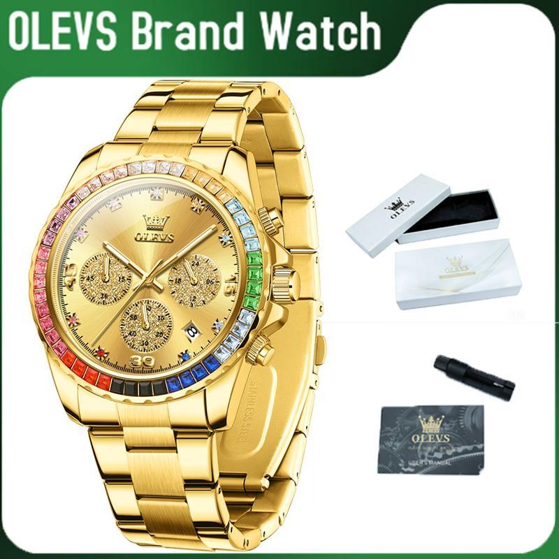 Men's Original Design Quartz Watch, Multifunctional Chronograph Display, High-Hardness Scratch-Resistant Coating, 30M Waterproof Suitable for Daily Use,Easy-to-Read Analog Dial, Precision Timekeeping, Durable Construction for Long-Lasting Wear
