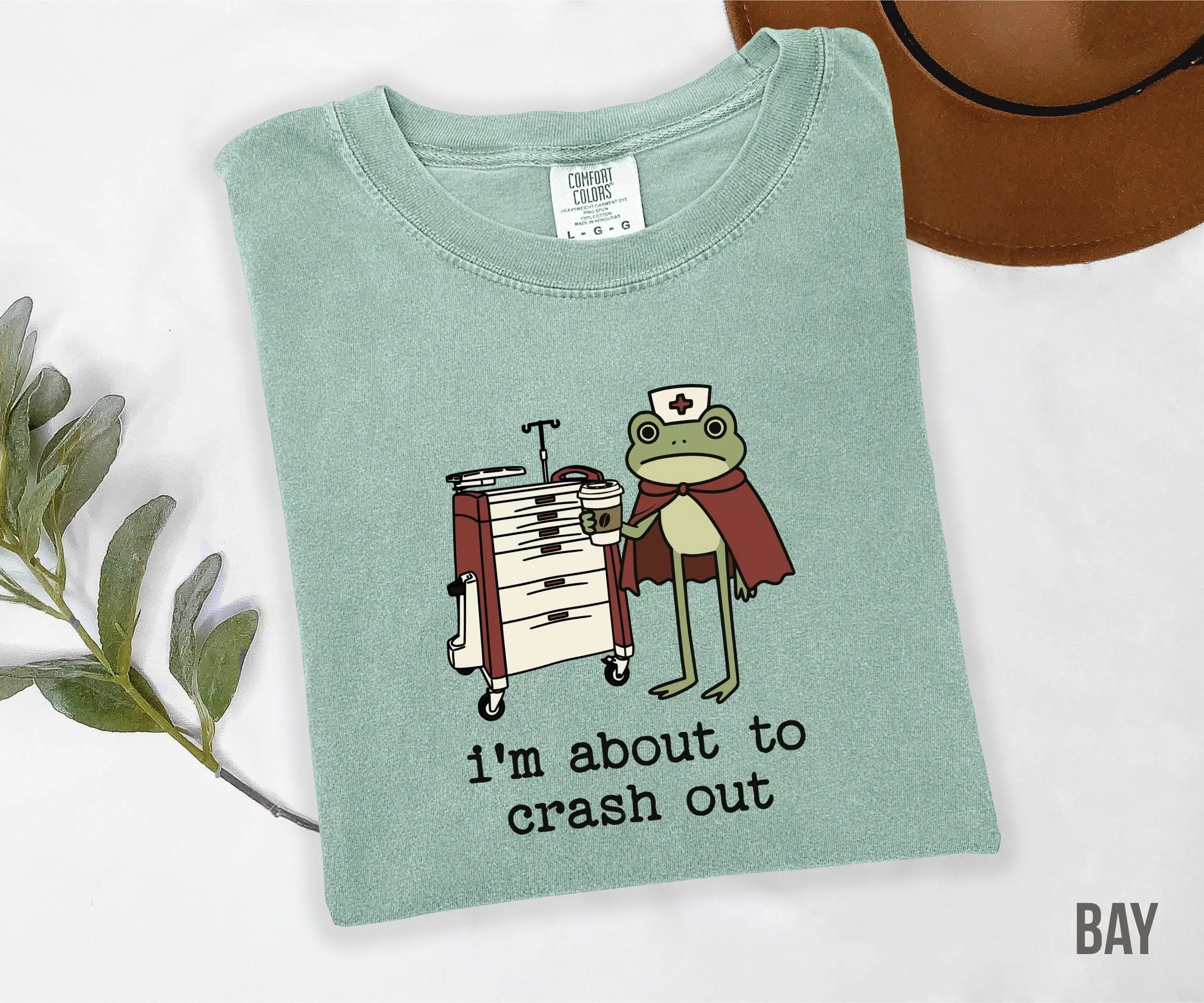 Weird Frog Nurse Shirt, Comfort Colors Nurse Shirt Funny, Emergency RN Top ER Nurse Shirt Crash Cart Critical Care Unit Shirt, ICU Nurse Tee