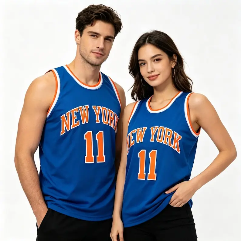**New York Basketball Jersey #11, Custom Name & Number Basketball Tank Top, 2026 Game Day Jersey, Fan Love Sports Shirt, Unisex Basketball Fan Gift**