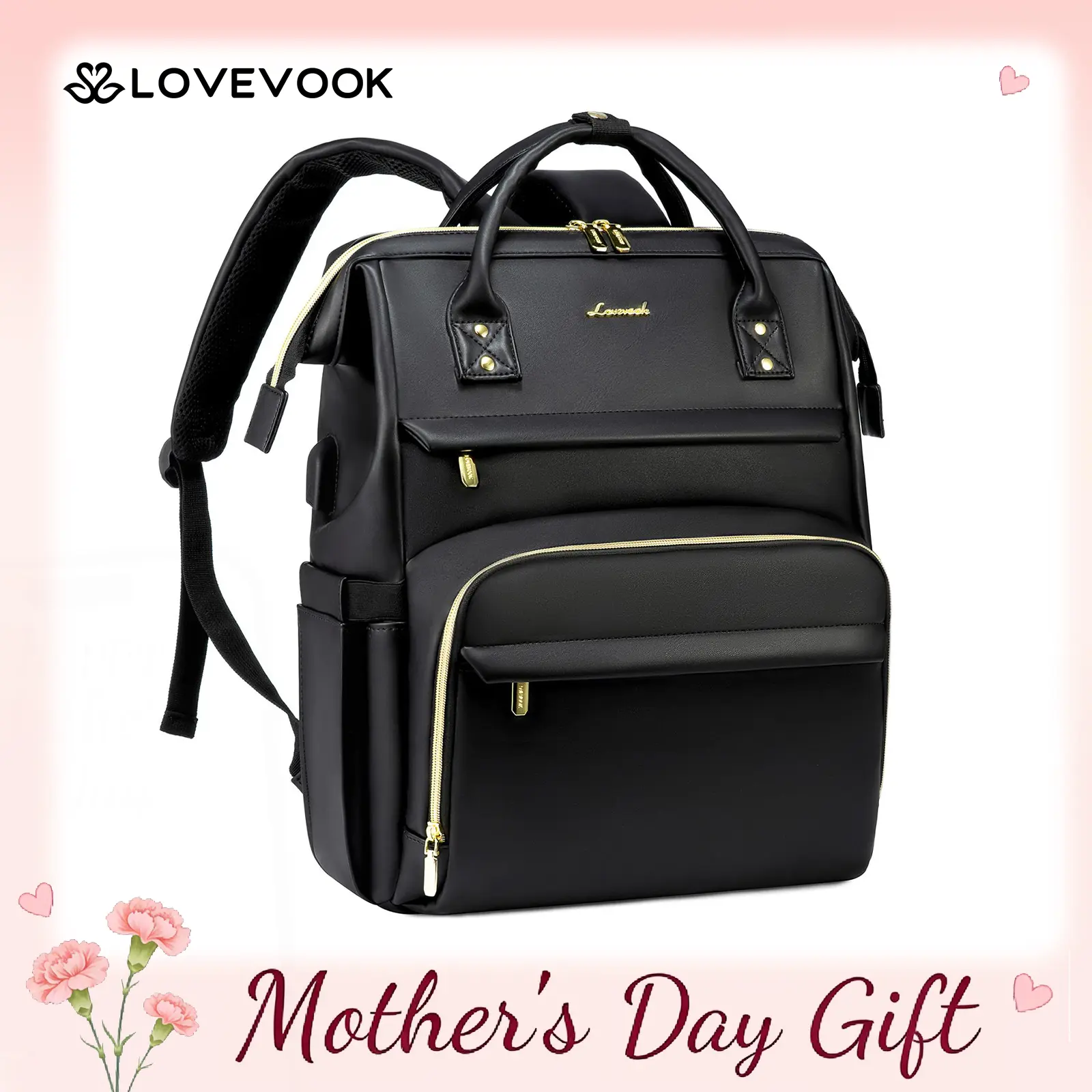 NWT - KENDALL & KYLIE LEATHER AND NYLON BACKPACK kendall + kylie medium backpack | Five Below main image 2