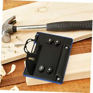 Angle Grinder Chamfer Tool, Tile 45 Degree Chamfer Attachment Stand Base Compatible with Angle Grinders, Professional and Woodworking Use