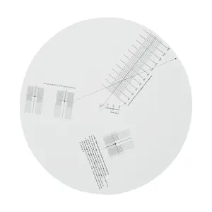 Acrylic Pickup Calibration Plate Calibration Disc Phonograph  Turntable Mat Phono Adjustment Tool Record White for Turntable Parts
